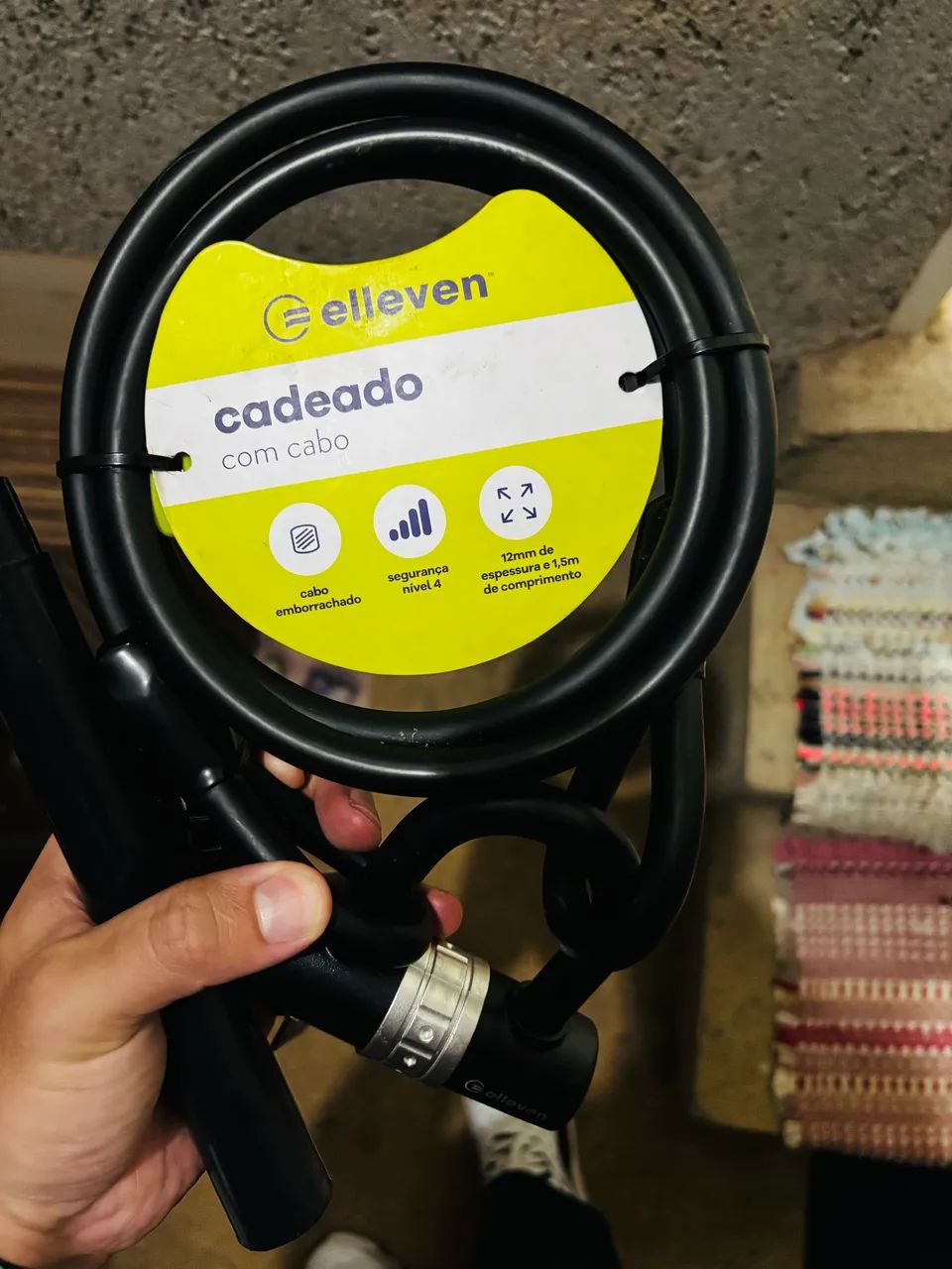 Cadeado com cabo - Foto 2
