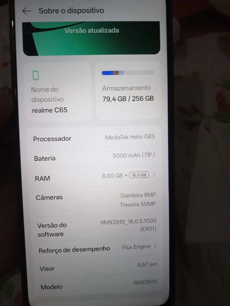 Realme C65  256Gb.. 8Gram.. 5G.. camera 50Mp.. NFC - Foto 4