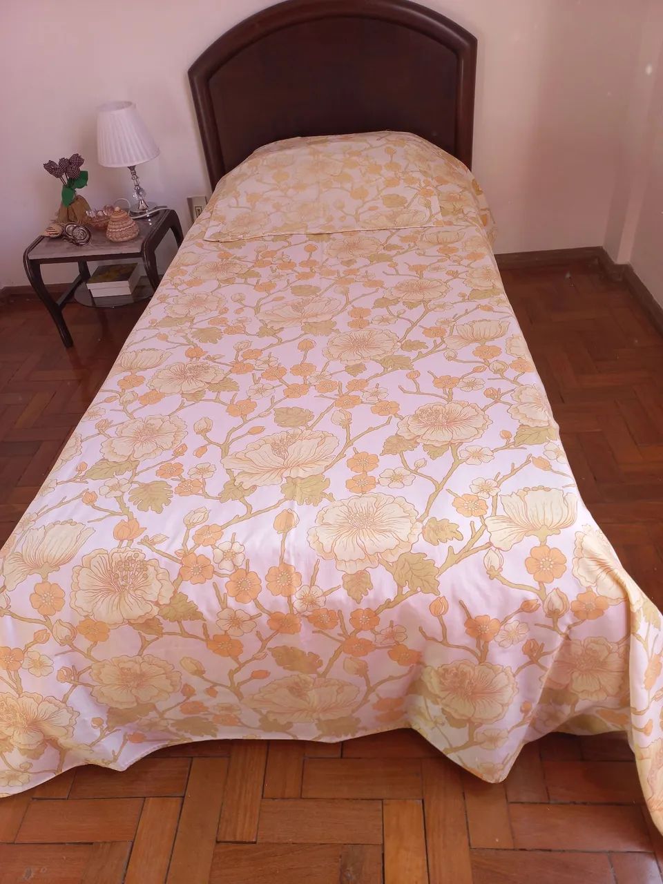 Virol e fronha para cama de solteiro 