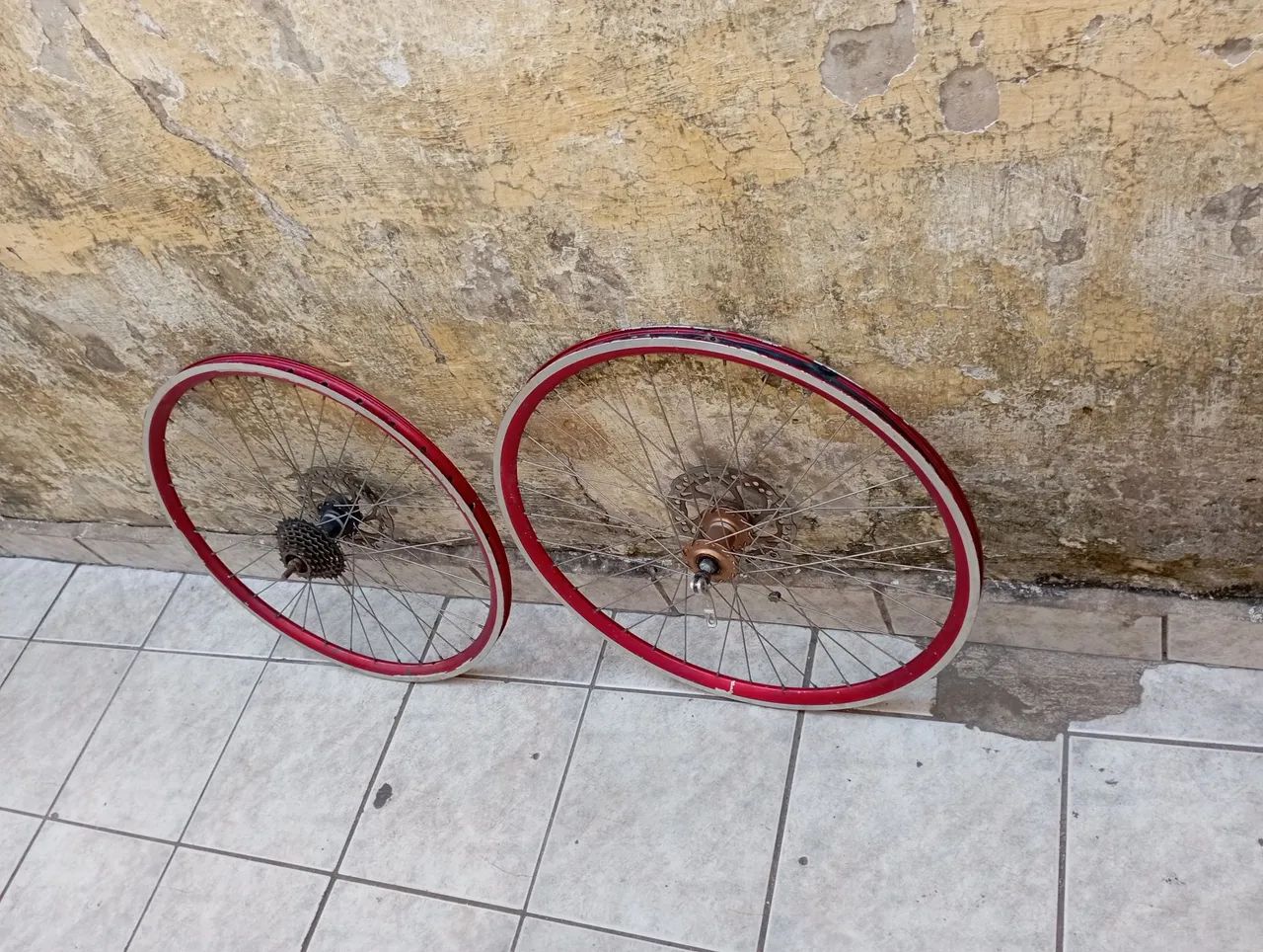 rodas aro aero 26 semi nova  - Foto 3
