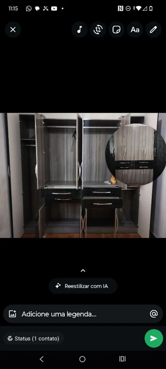 Guarda roupa em perfeito estado 