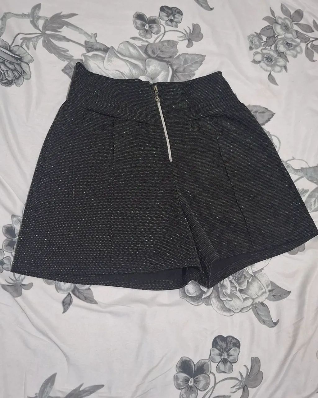 Short de lurex tamanho único 