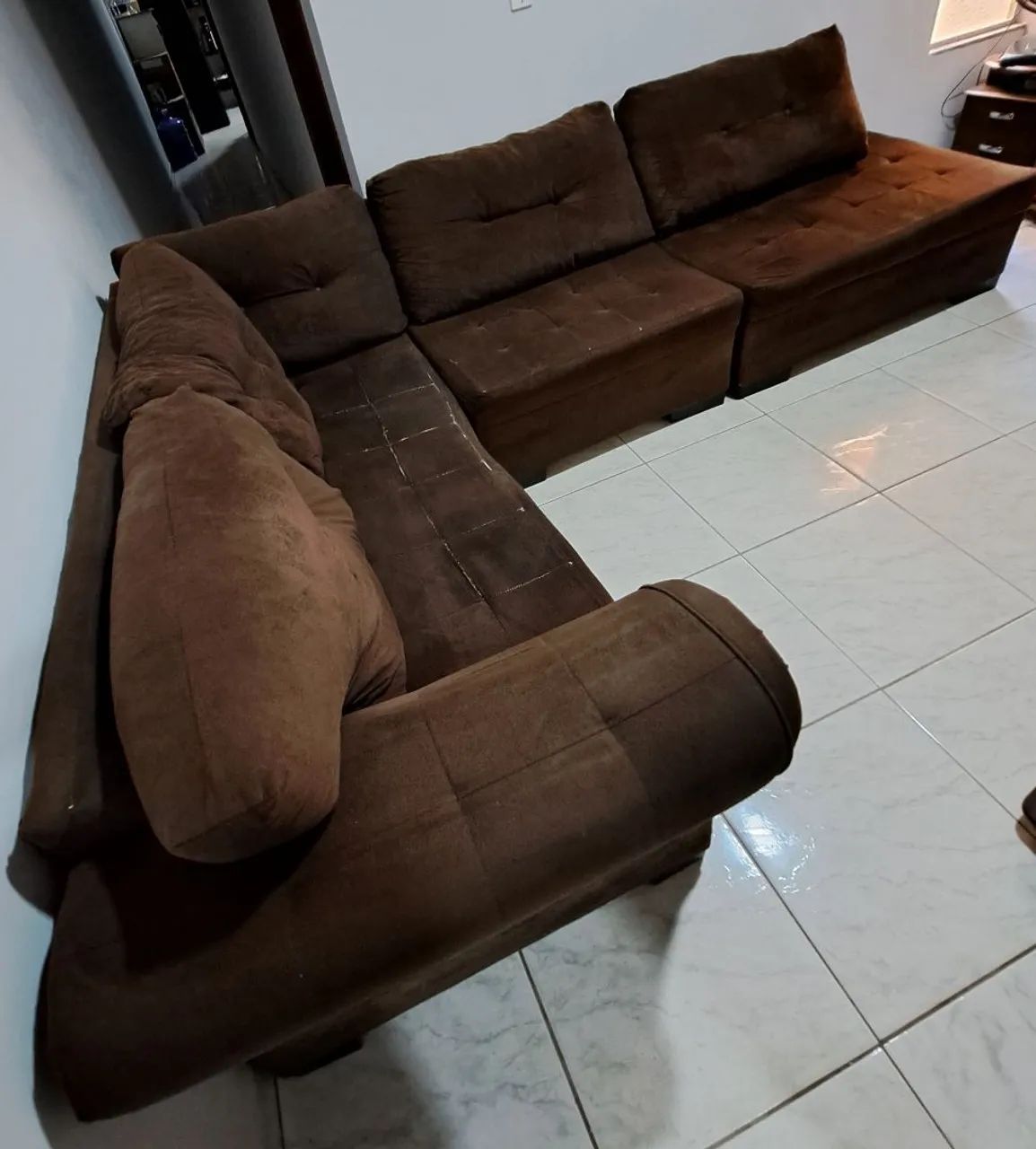 Sofá de canto 7 lugares  - Foto 3
