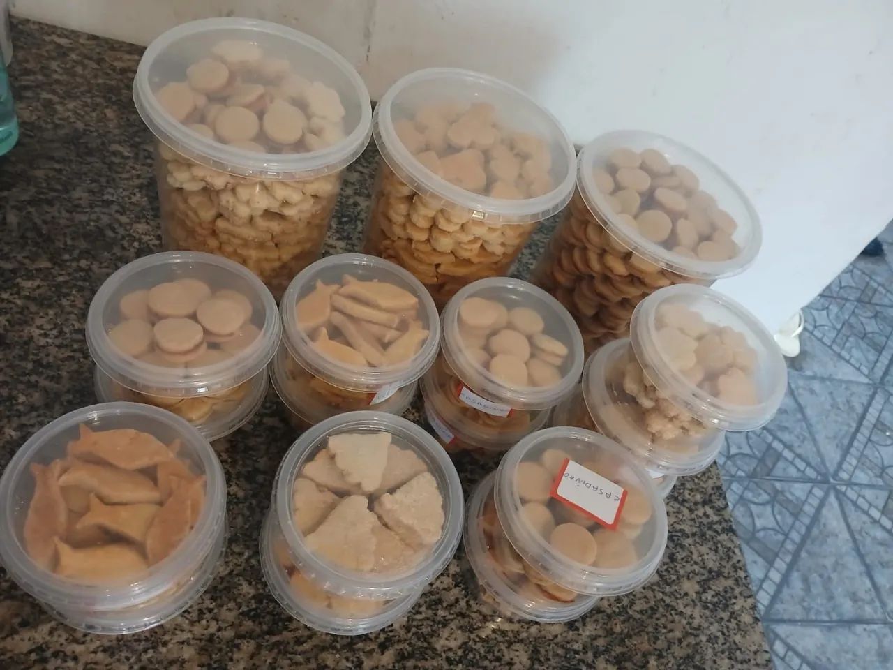Biscoito caseiro 3 irmãos 