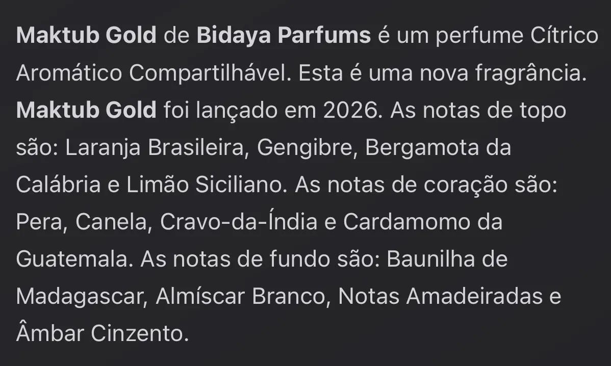 Perfume Árabe: Maktub Gold - Bidaya (LACRADO) - Foto 3