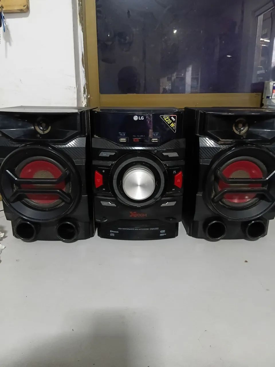Mini Sustém LG XBoom CM 4350,Multi Bluetooth e Dual USB 220W Bivolt 