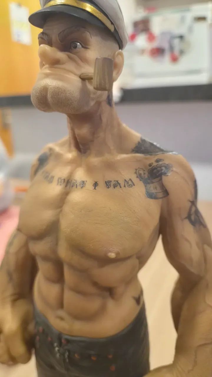ACTION FIGURE POPEYE ULTRARREALISTA - Foto 2