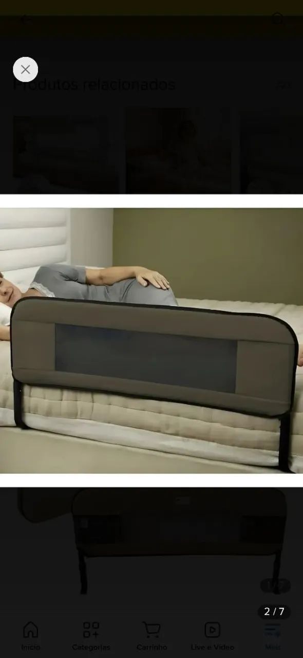 Grade Cama Grande 95 cm Ajustável  - Foto 4