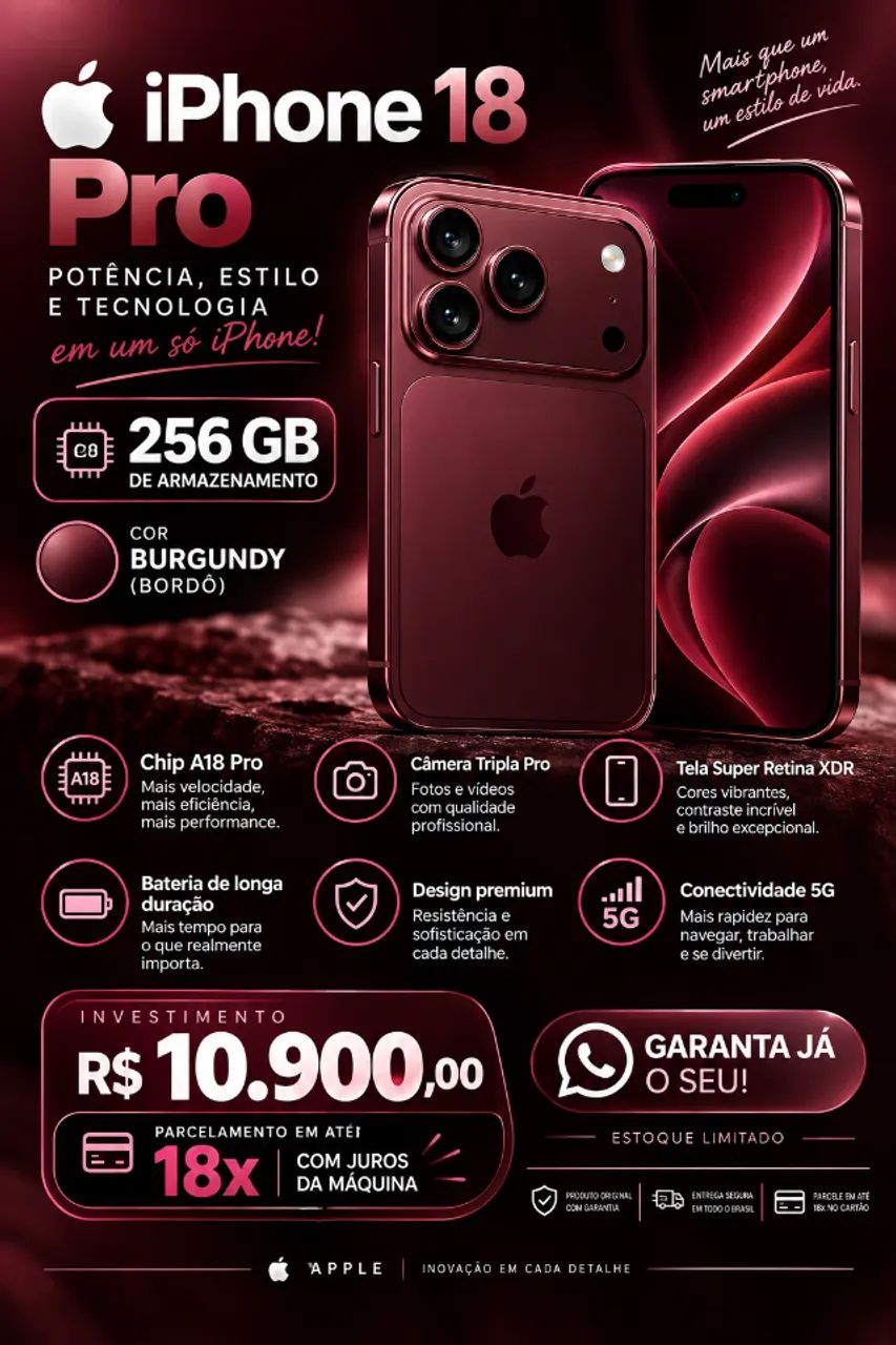 iPhone 18 Pro Max 256GB LACRADO