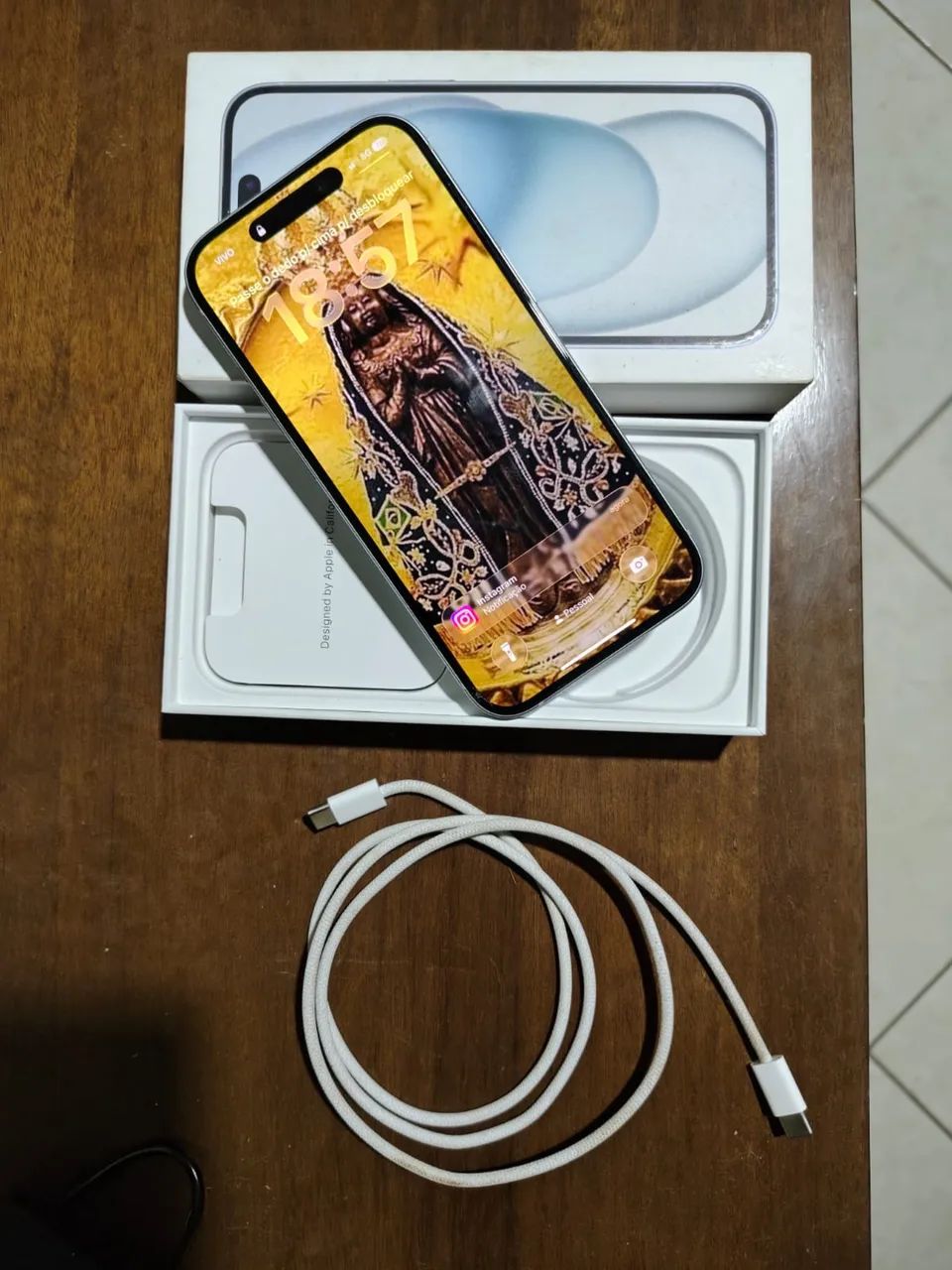 iPhone 15 garantia Apple 128g Azul - Foto 3