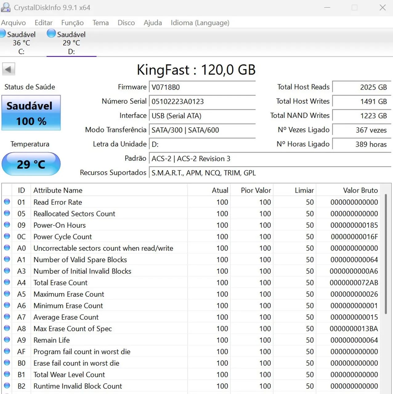 SSD 120GB ( 100%) - Foto 5
