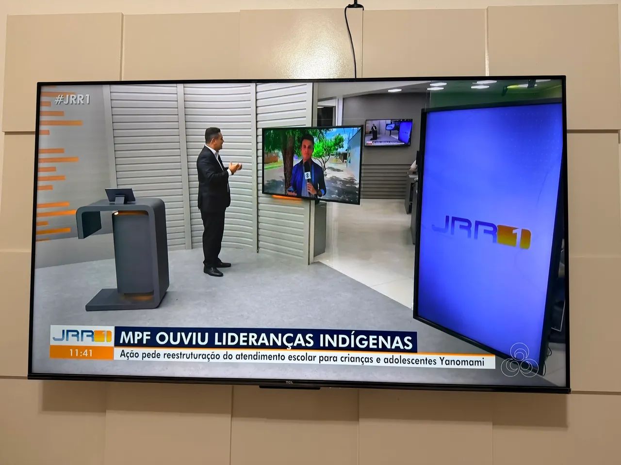 Smart TV TCL 55 - 4K - Pouco uso + Nota Fiscal - Foto 3