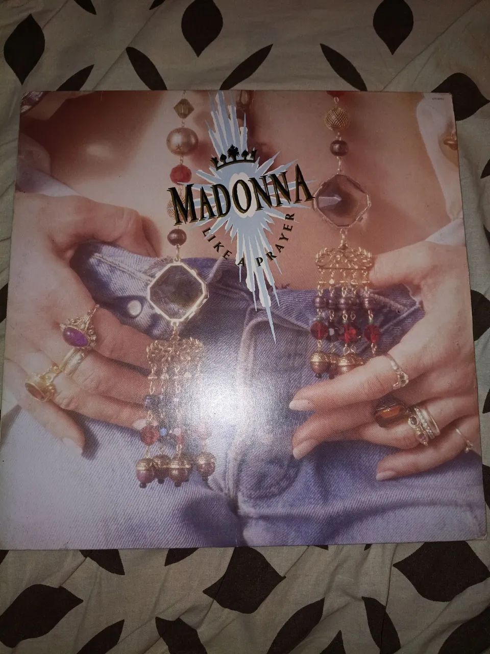 Disco like a prayer-Madonna com o encarte raro "facts about AIDS" " AIDS is no party"