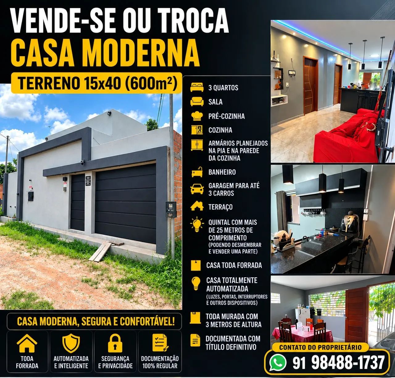 VENDE OU TROCA CASA EM CASTANHAL 