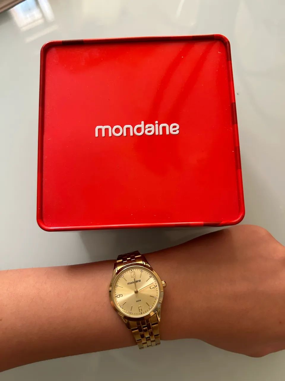 REL ÓGIO MONDAINE POUCO USADO - Foto 2