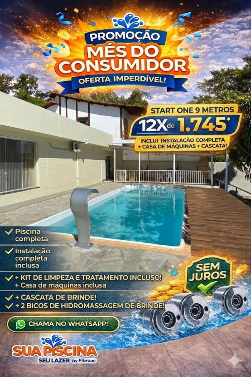 Piscina em promoção 