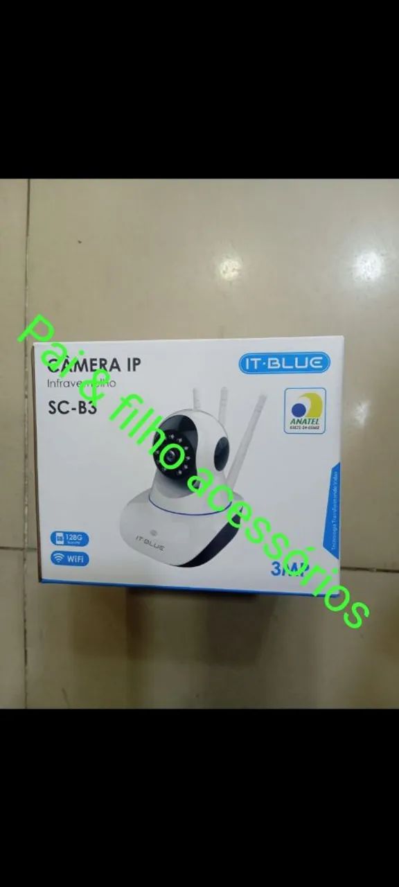 Câmera três antenas 