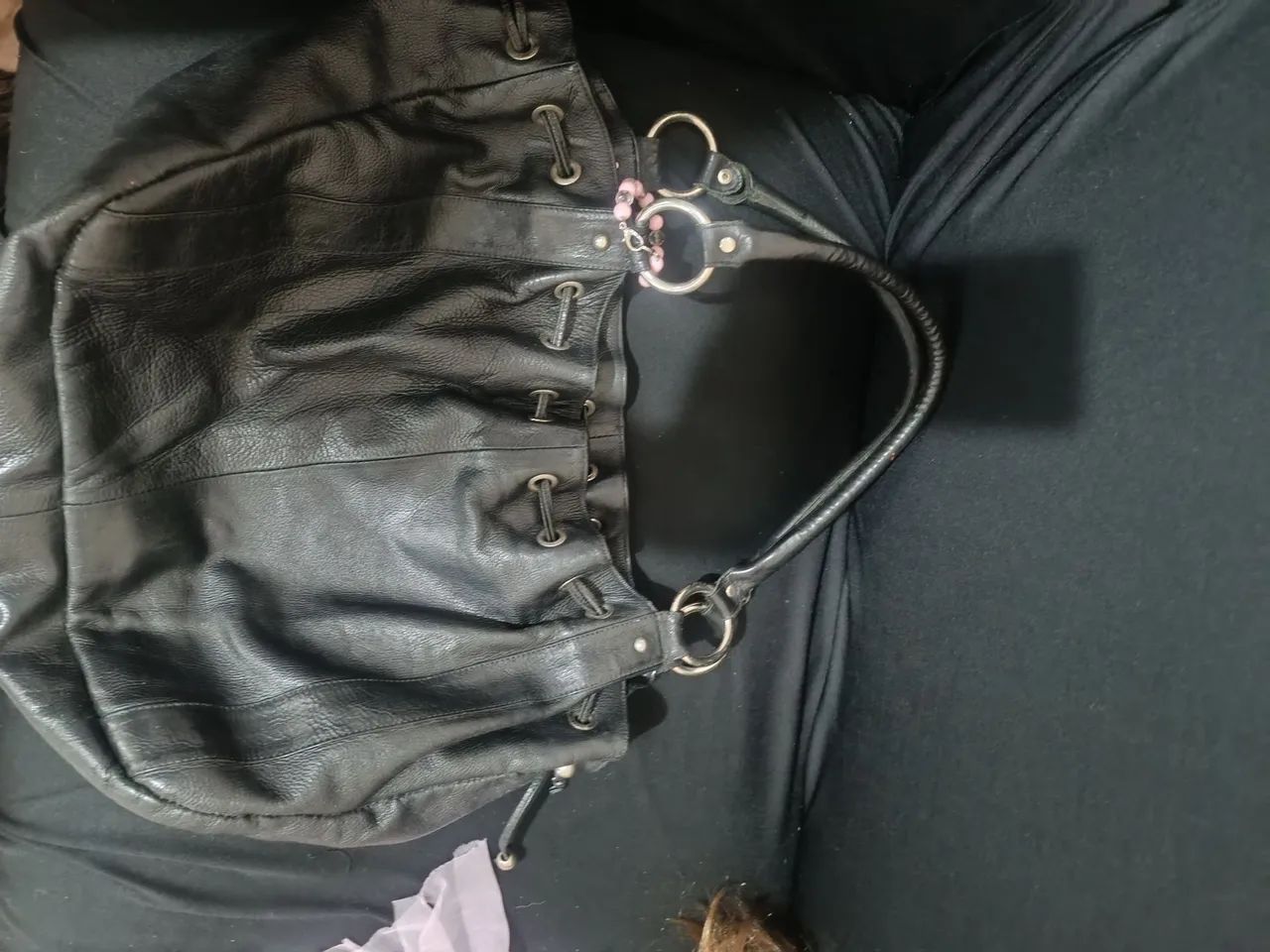 Bolsa em couro - Foto 3