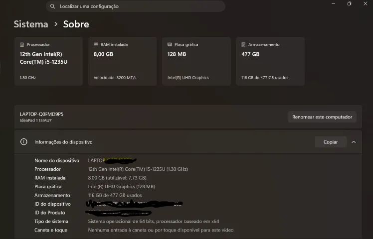 Notebook Lenovo i5 - Foto 2