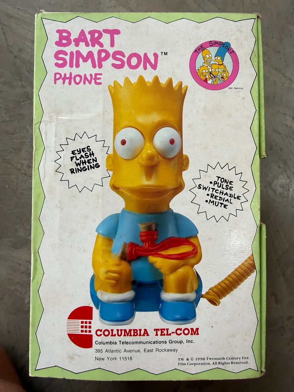 Telefone Bart Simpson - colecionador