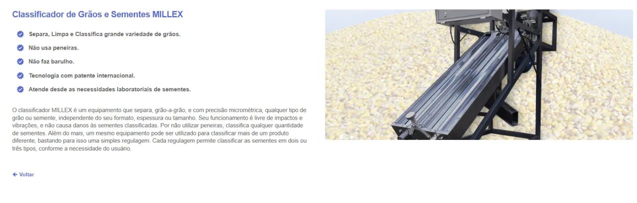 CLASSIFICADORA DE GRÃOS, SEMENTES E CEREAIS MILLEX DYKROM - Foto 4