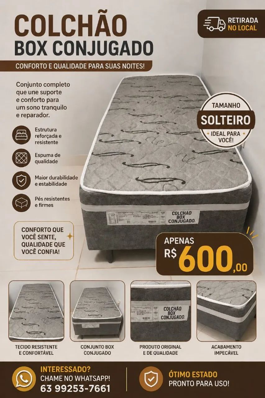 Cama de solteiro duplex 