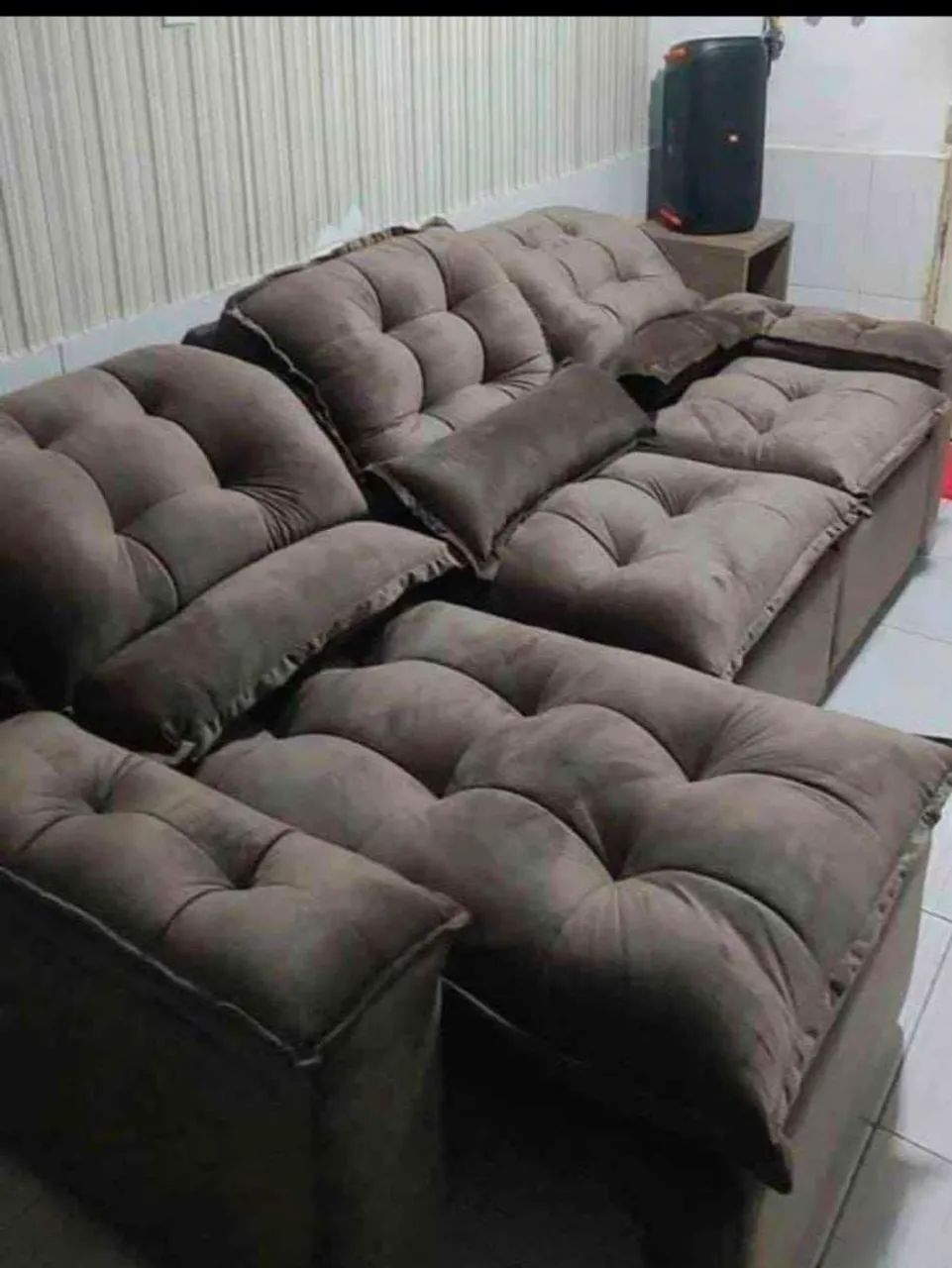 Sofá Retratil Reclinavel grande - Foto 4