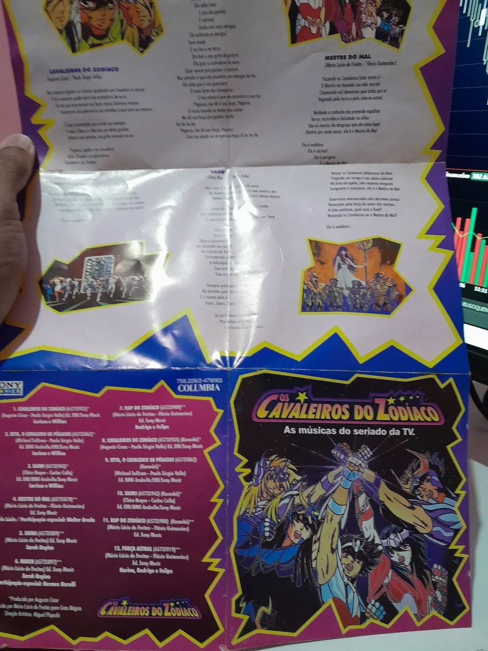 CD Os Cavaleiros do Zodíaco - Original Sony Columbia - Foto 4