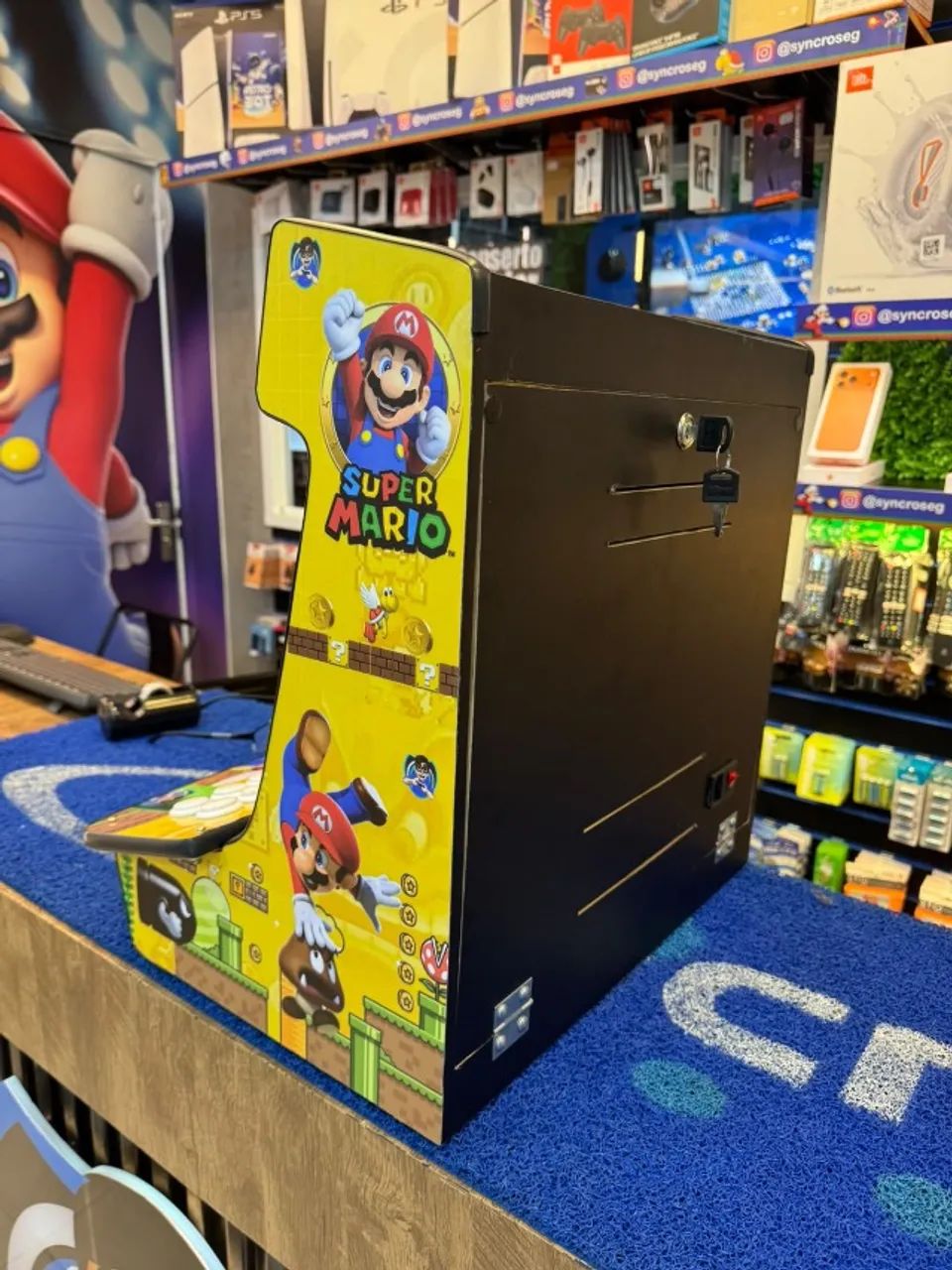 MINI BARTOP EVO TELA DE 19 +50 MIL JOGOS RETROS - Foto 4