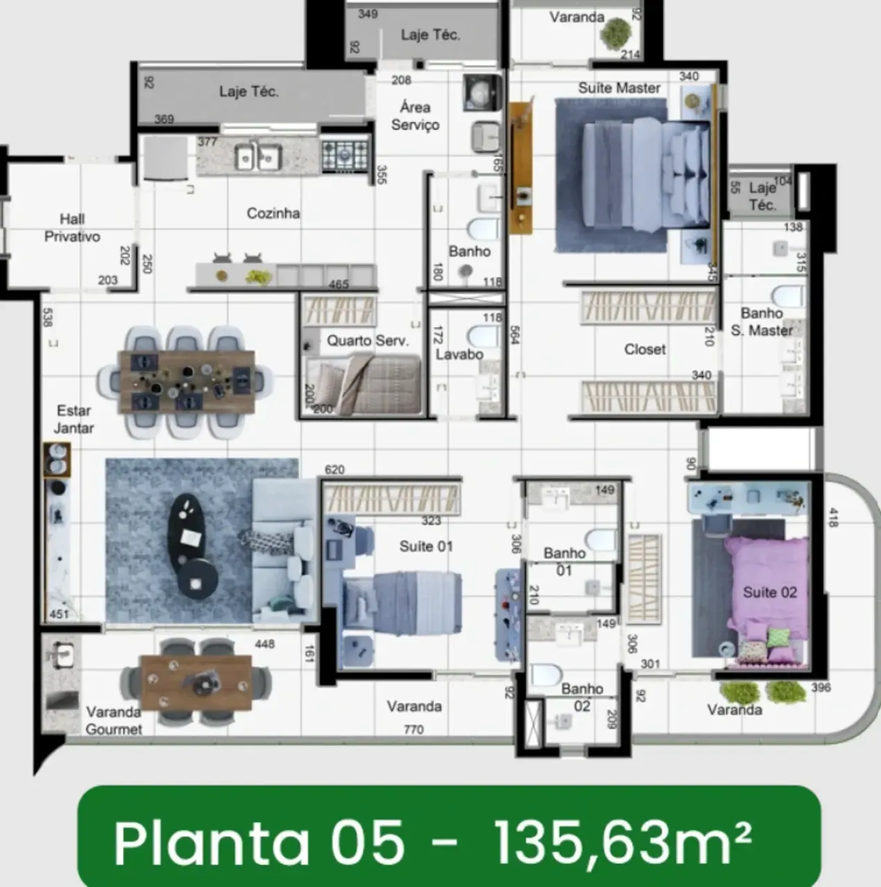 PLANTA 135m²
