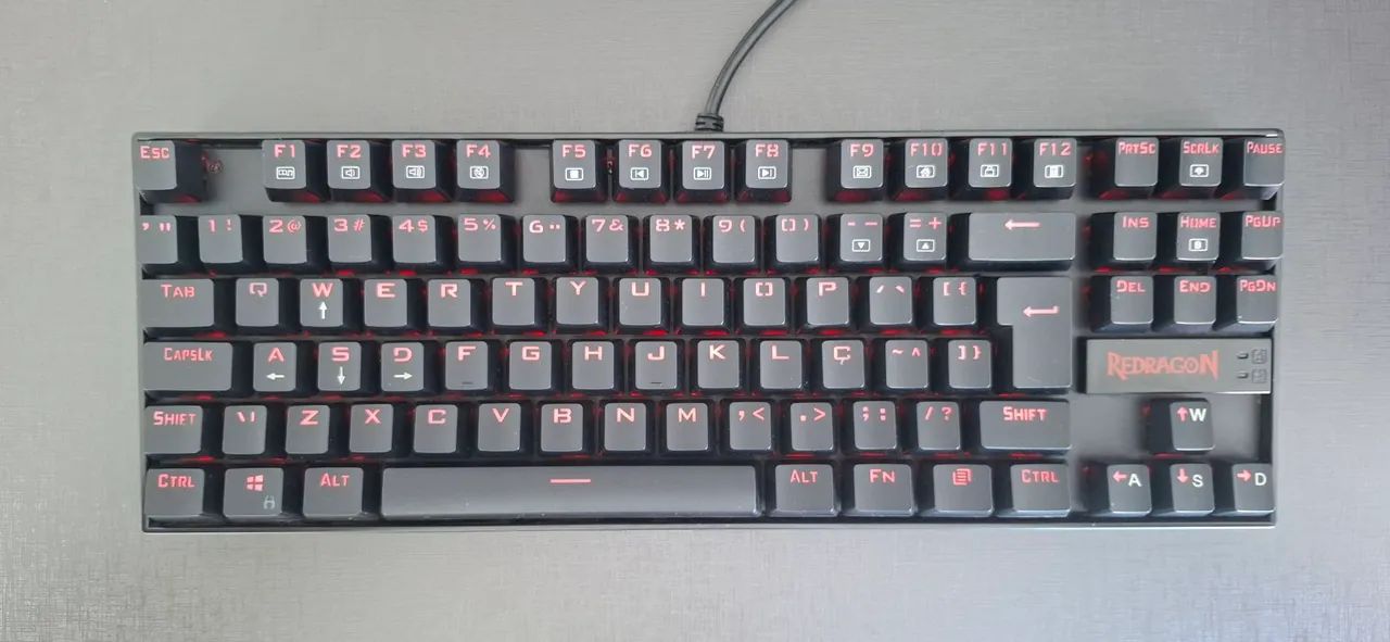 Teclado Gamer Redragon Kumara | Single Color | Switch Azul - Foto 2