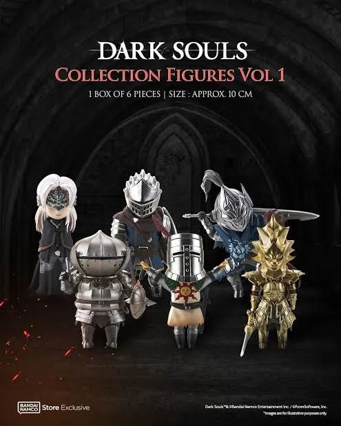 AC TOYS DARK SOULS フィギュアセット 6個入り新品未開封品 Item de Colecionador) Box Dark souls Firelink Series - Peças e