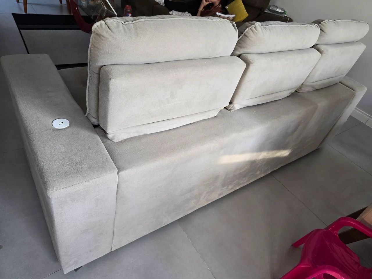 Sofá 3 Ligares Retrátil  - Foto 4