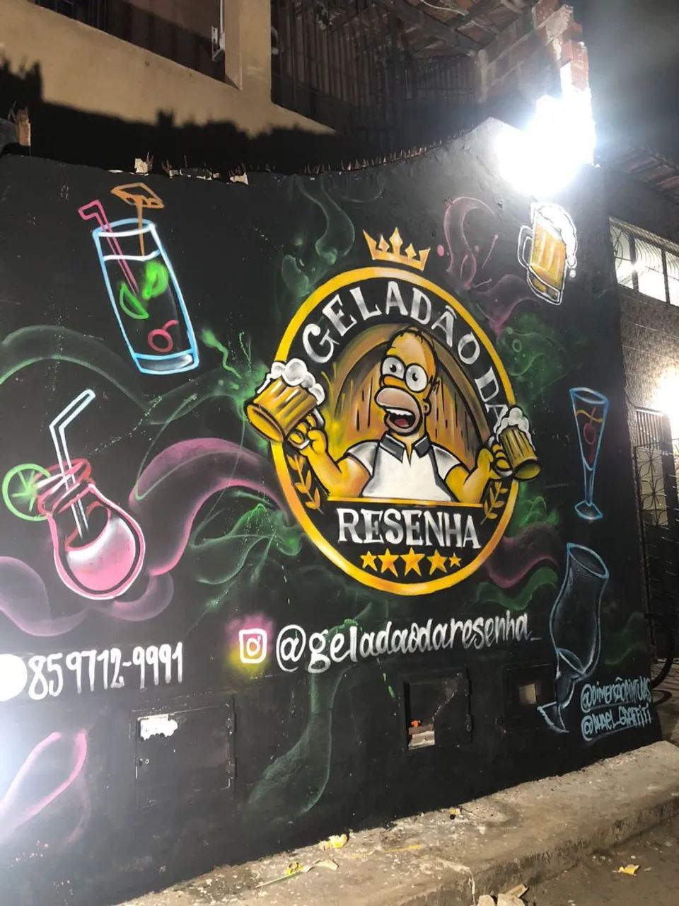 Grafite Artístico e Mural Comercial em Fortaleza - Foto 4