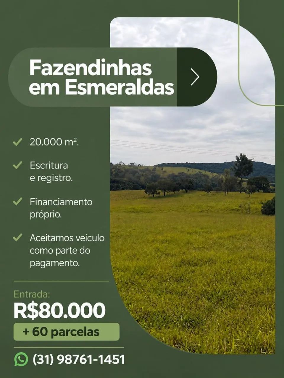 Terreno módulo rural 