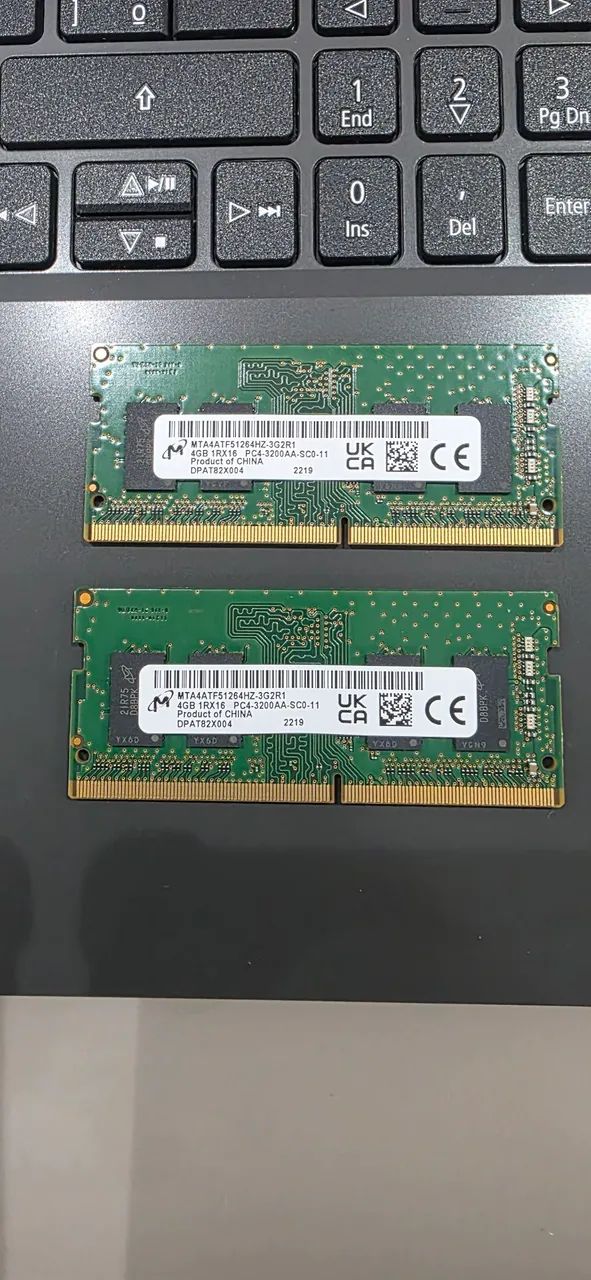 8gb (2x16) RAM DDR4 Notebook 3200