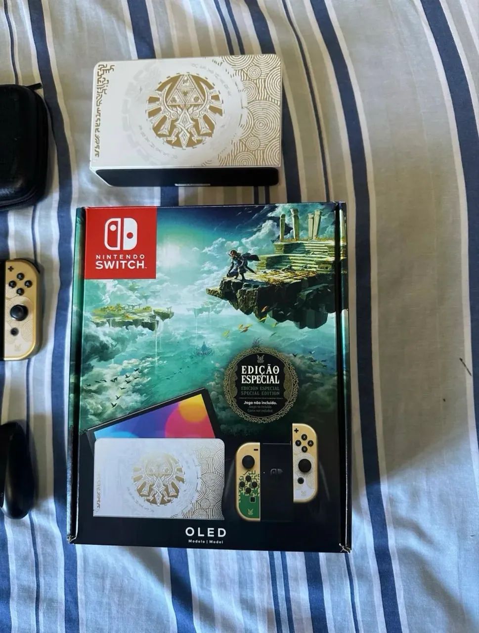 Switch Oled Zelda + Grip - Foto 5