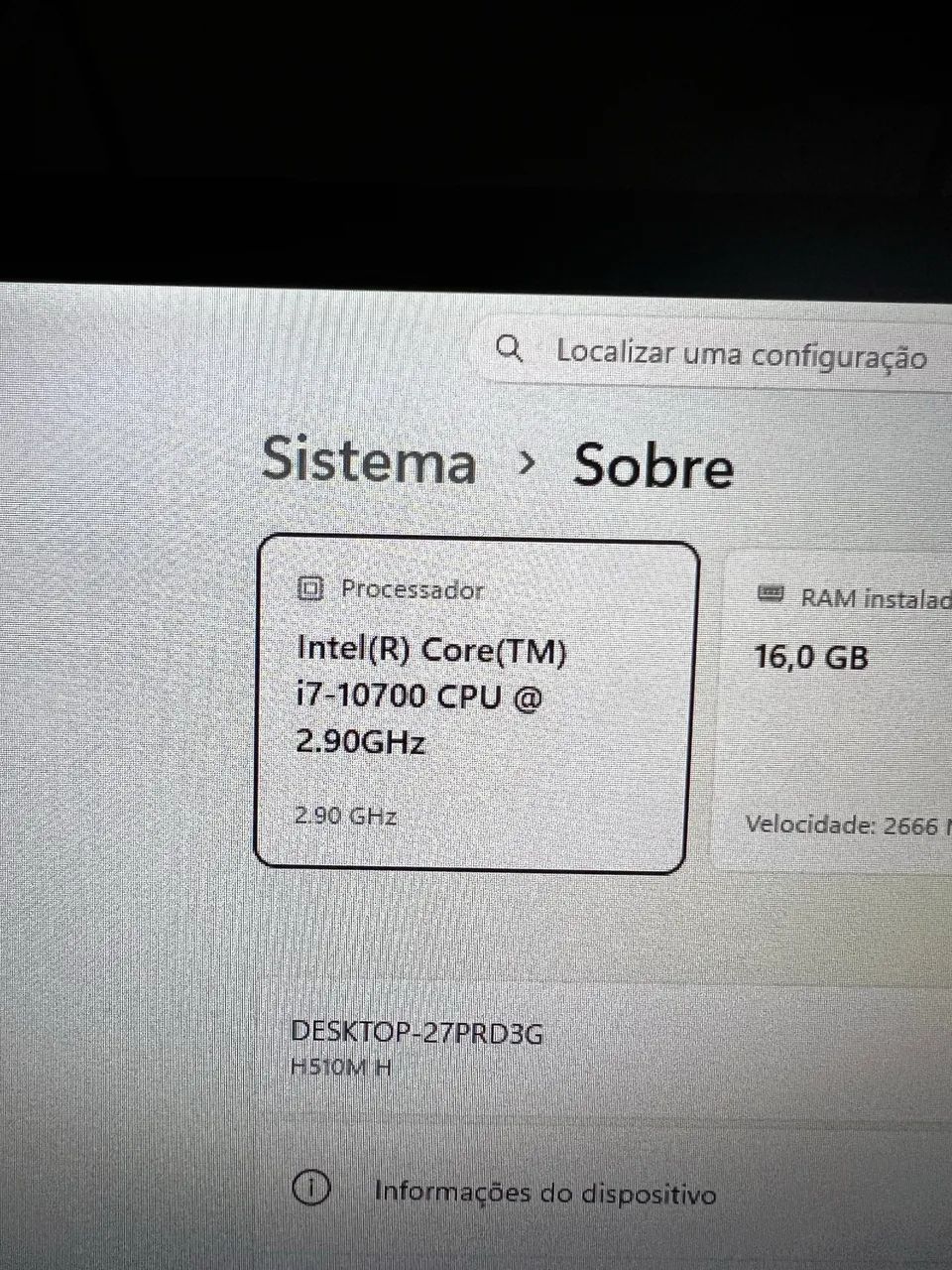PROCESSADOR I7 10700 - Foto 2