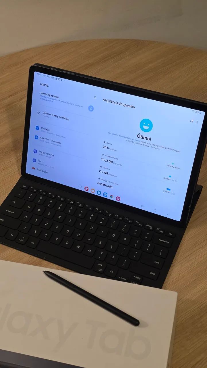 Galaxy Tab S7 FE - impecável - 128gb - Foto 2