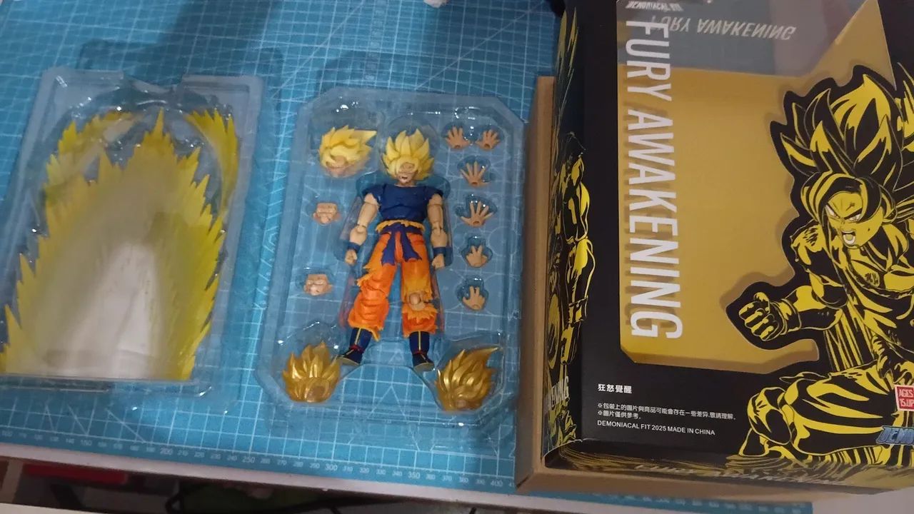 HADAMEKI MIRAI トライアルセット Demoniacal Fit Goku ( Fury Awekening ) :Aceito Ofertas: - Hobbies