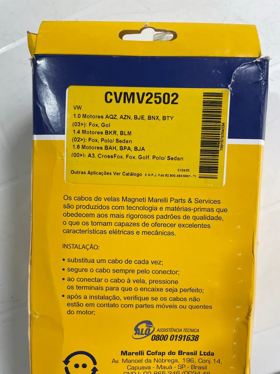 Kit vela e cabo de vela VW - Foto 3