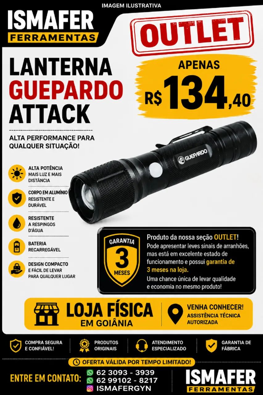 Lanterna Guepardo Attack