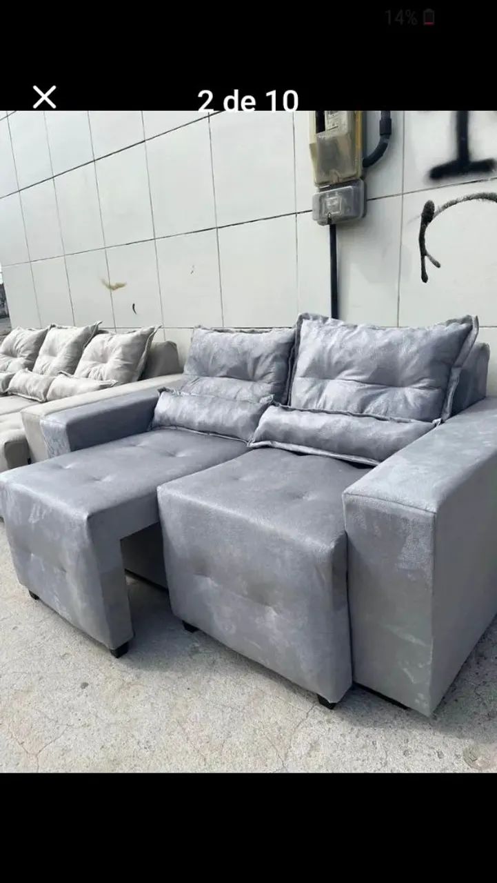 Sofa retrátil apartir 600.00 a vista 