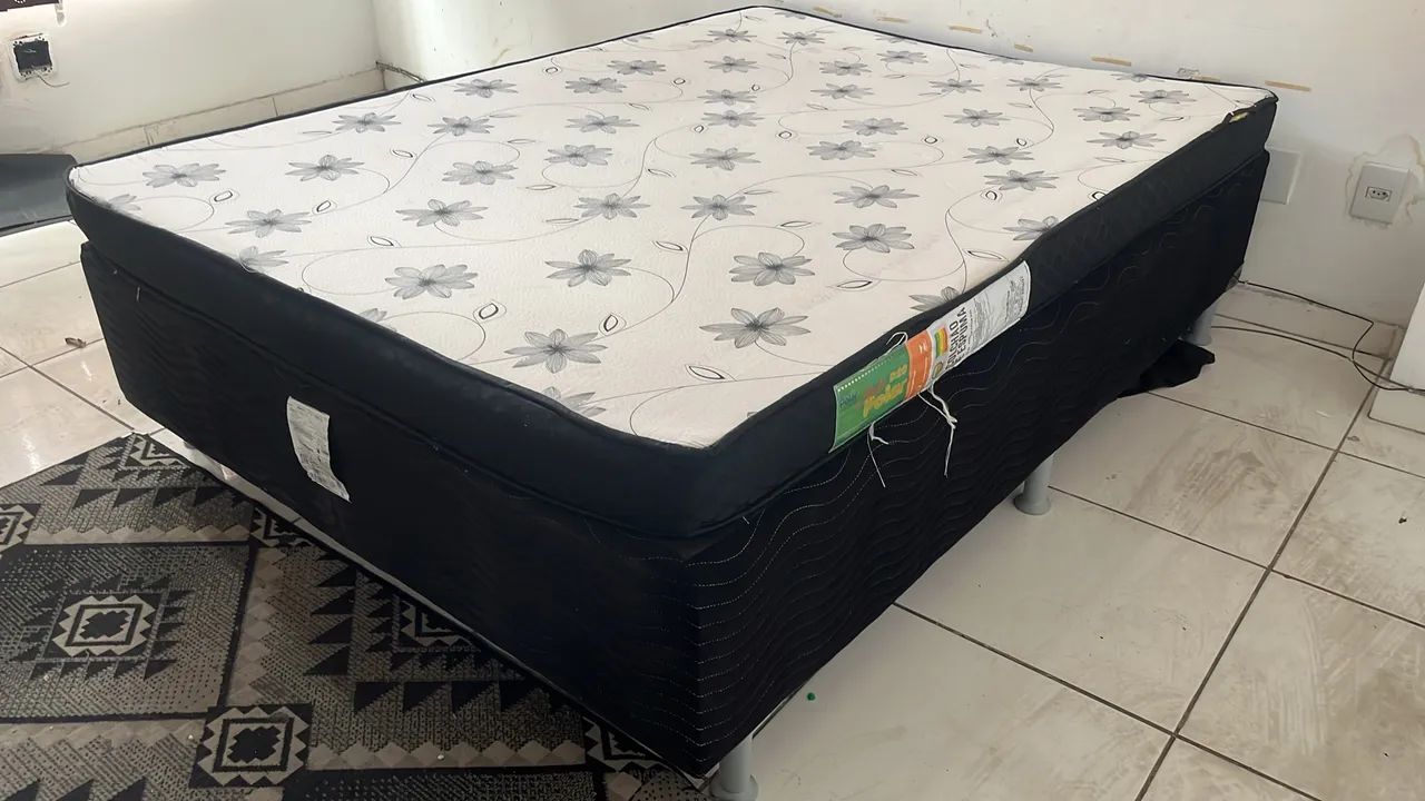 Cama box casal com colchão  - Foto 2