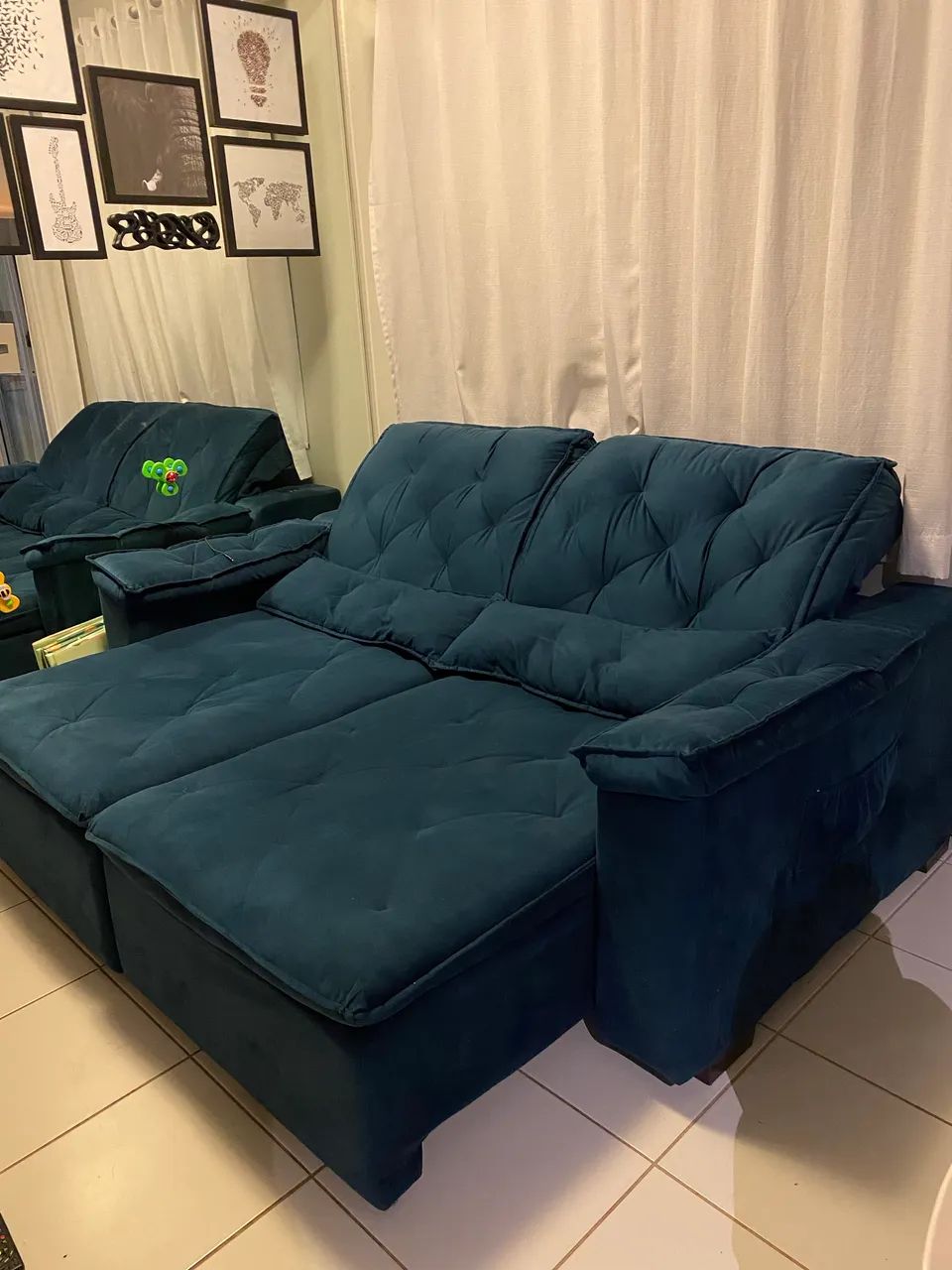 VENDO SOFÁ RETRÁTIL E RECLINÁVEL  - Foto 3