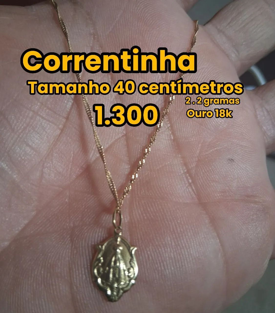 Correntinha ouro 18k