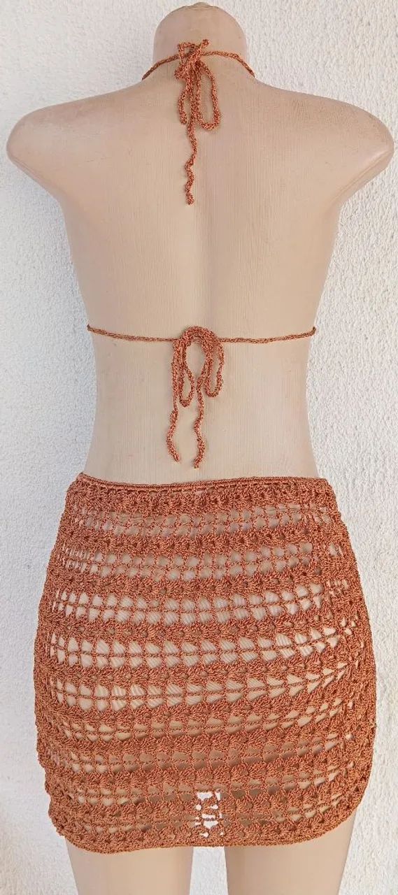 Vestido/Saída de Crochê - Foto 3