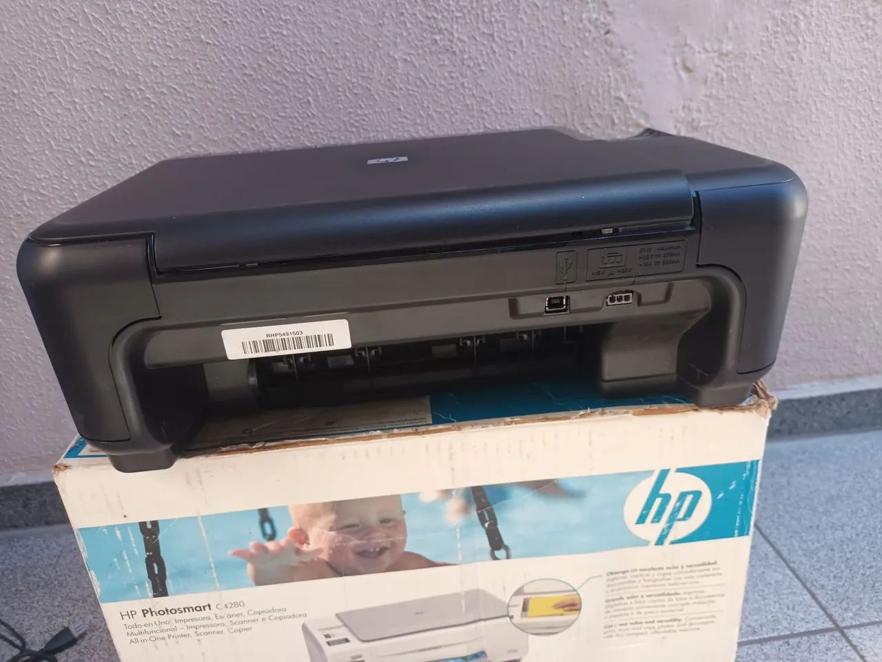 Impressora Multifuncional HP C4480 preta - Foto 4
