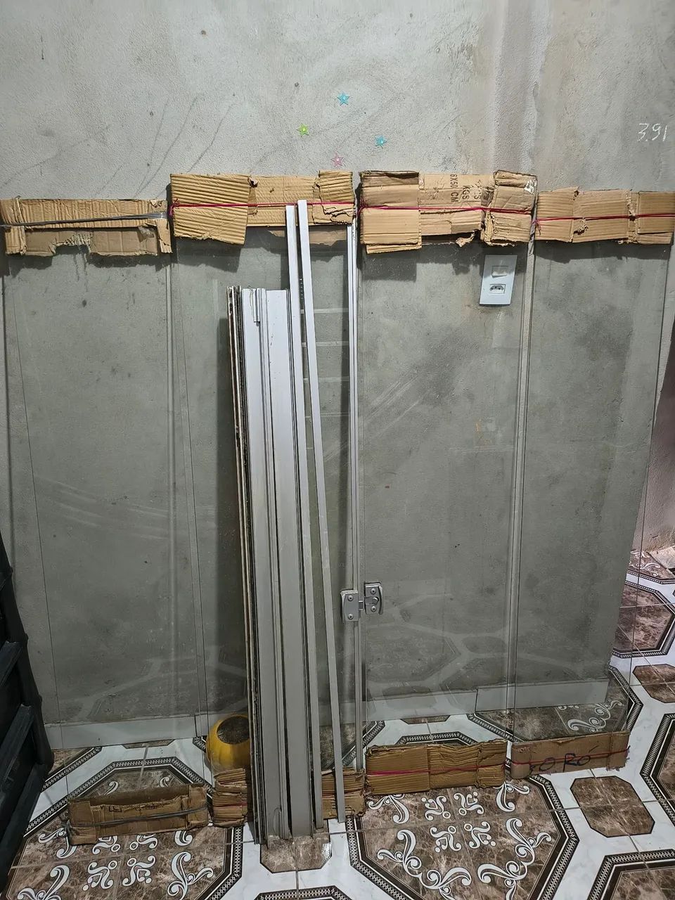 Janela de vidro (4folhas)