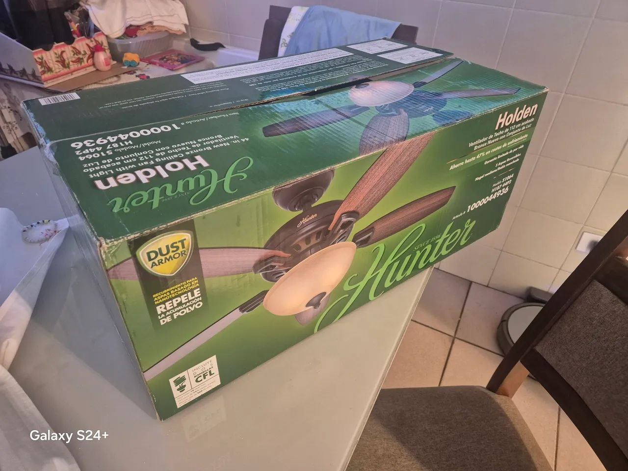 Ventilador teto americano...